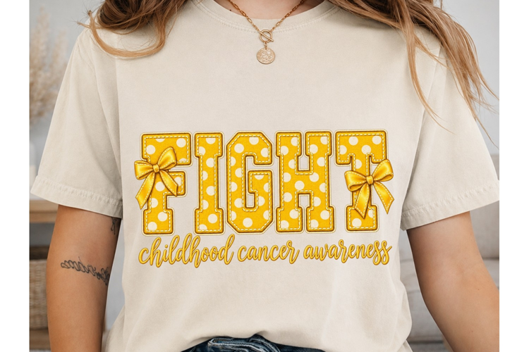 Fight Childhood Cancer Awareness PNG Sub