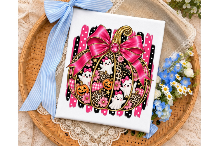 Halloween Ghost Pumpkin PNG Sublimation
