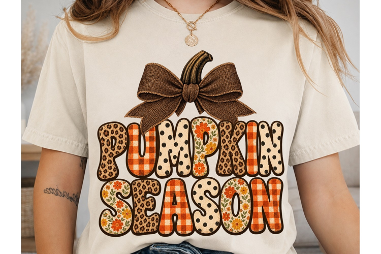 Pumpkin Season PNG Sublimation Shirt Des