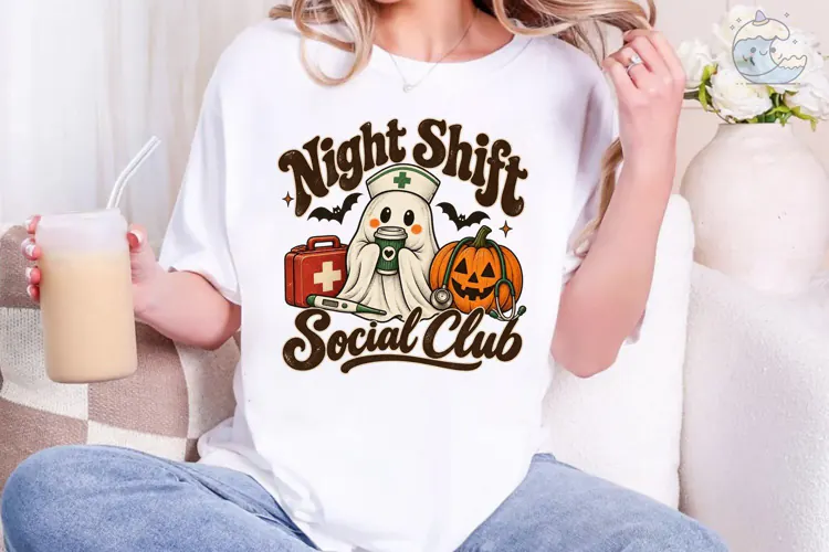 Night Shift Social Club PNG Sublimation