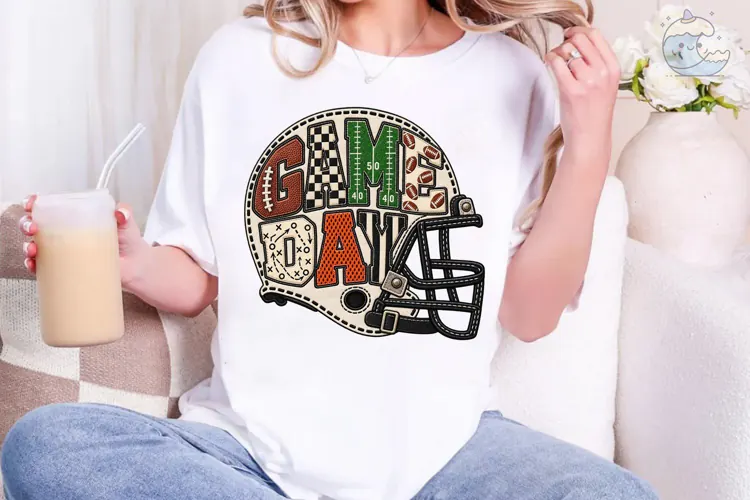 Game Day Football PNG Sublimation Shirt