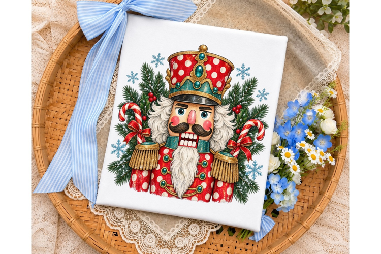 Nutcracker Christmas PNG Sublimation Des