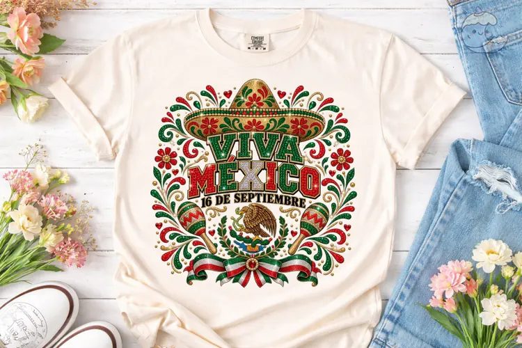 Viva Mexico 16 De Septiembre PNG Shirt