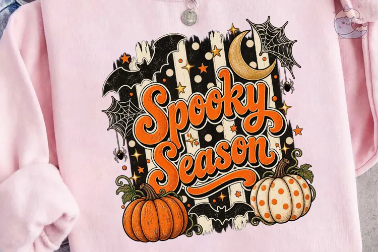 Spooky Season Pumpkin PNG Sublimation