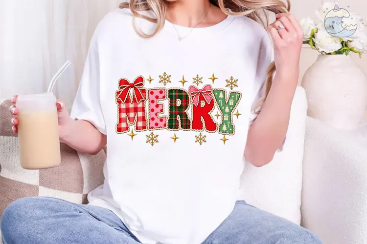 Merry Gingerbread PNG Sublimation Design