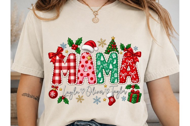 Nana Christmas PNG Sublimation Design