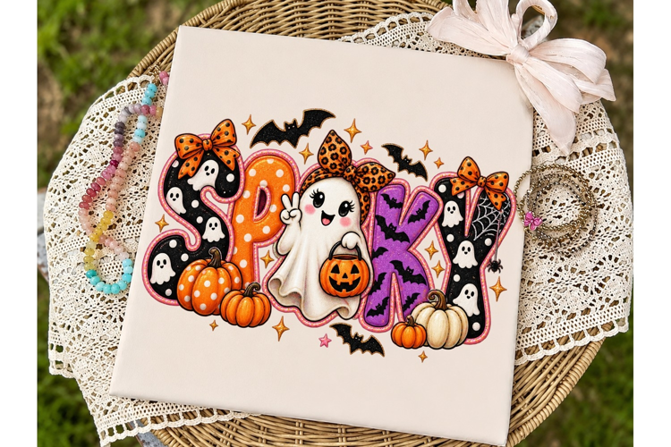 Halloween Ghost PNG Sublimation Design