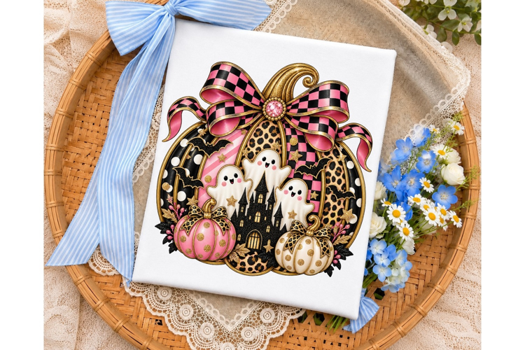 Halloween Ghost Pumpkin PNG Sublimation