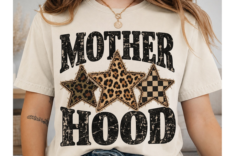 Motherhood Stars PNG Sublimation Design