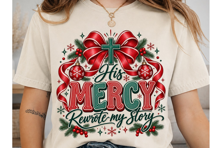 His Mercy Rewrite My Story PNG Sublimati