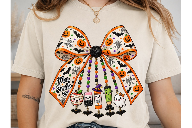 Halloween Bow PNG Sublimation Design