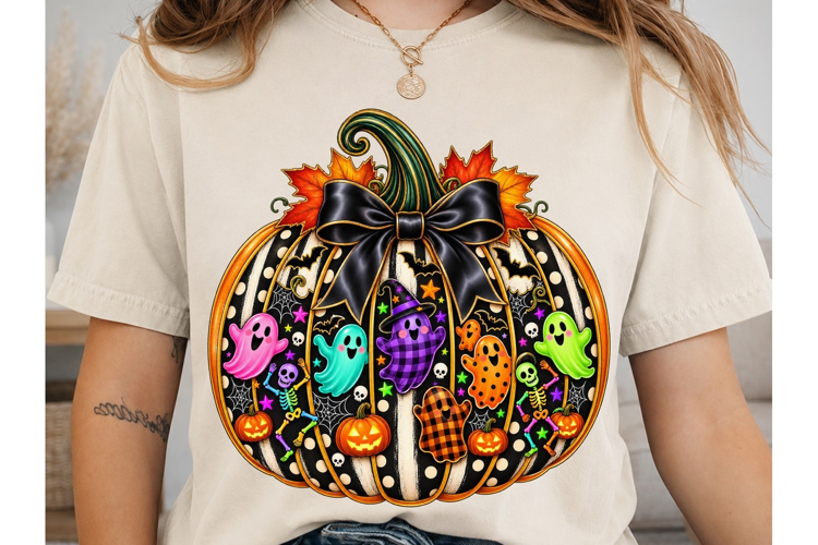 Halloween Pumpkin PNG Sublimation Shirt