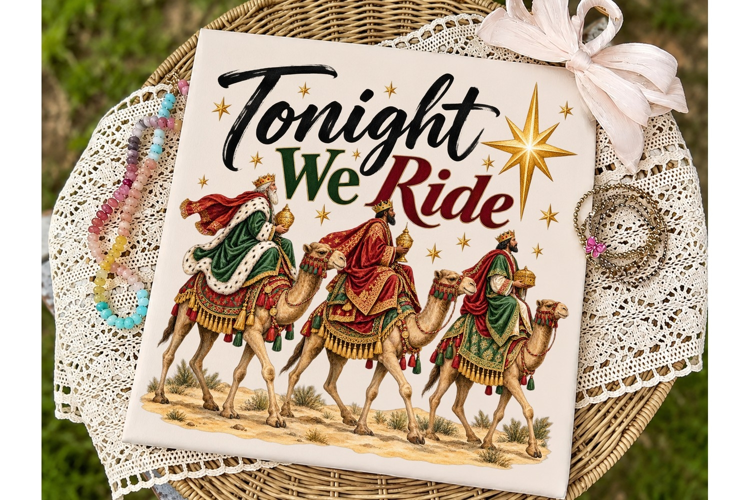 Tonight We Ride Three Kings PNG Sublimat