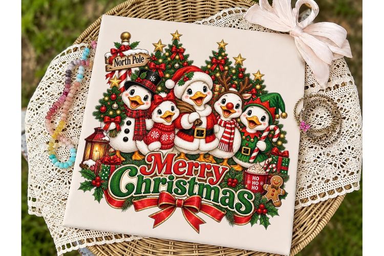 Merry Christmas Snowman PNG Sublimation