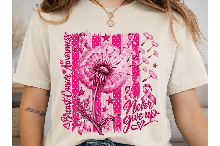 Breast Cancer Awareness Dandelion PNG Sh