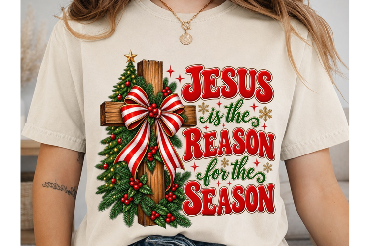 Jesus Reason Season PNG Sublimation Shir