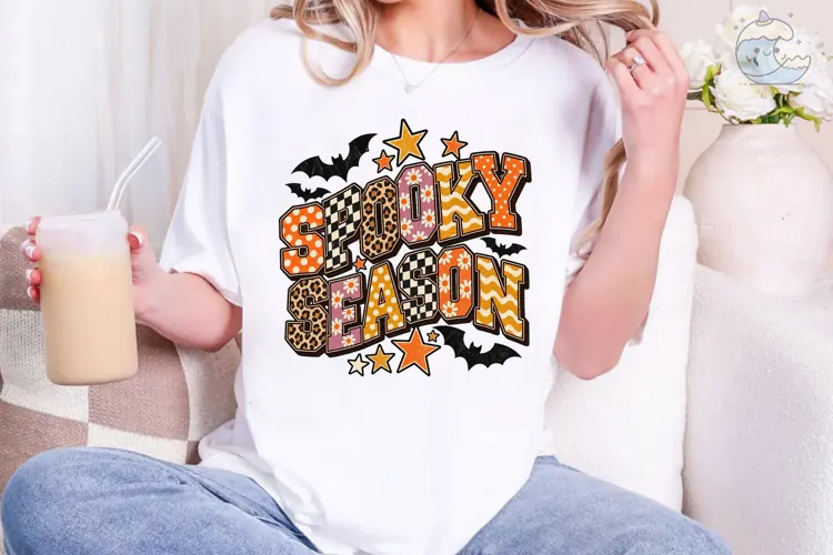 Spooky Season PNG Sublimation Shirt Desi