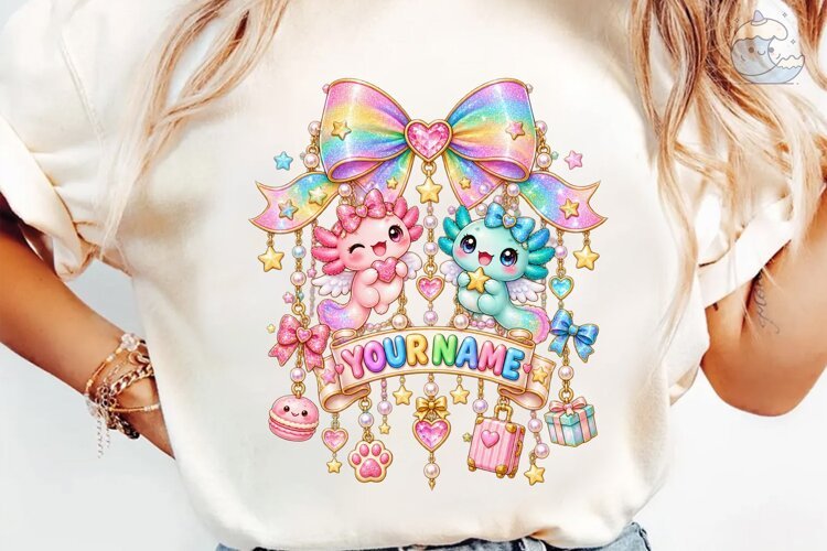 Kawaii Creatures Personalized PNG Shirt example image 1