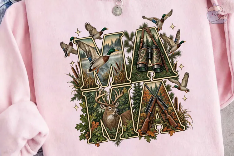 MAN Hunting Season PNG Sublimation Desig