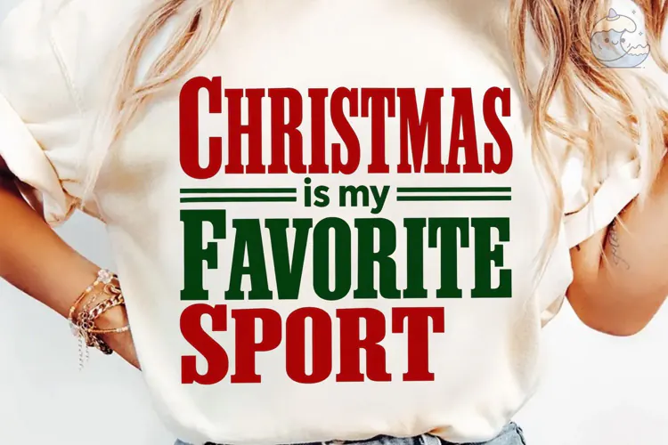 Christmas Favorite Sport PNG Sublimation