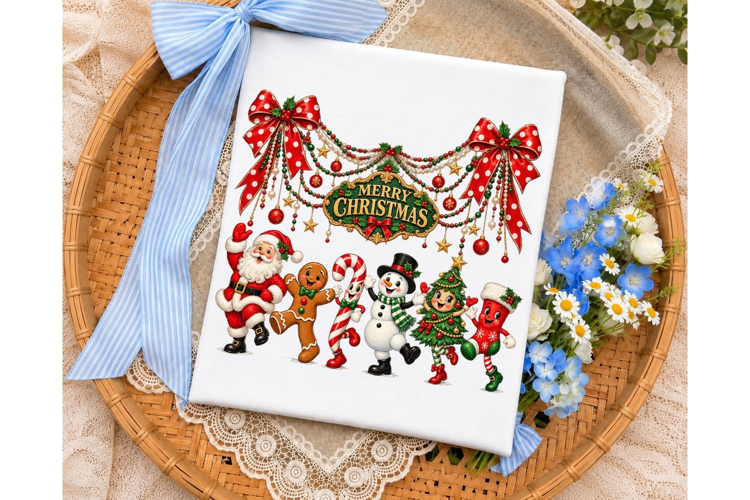 Merry Christmas PNG Sublimation Design