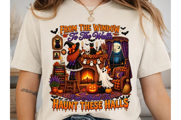Halloween Witch PNG Sublimation Design