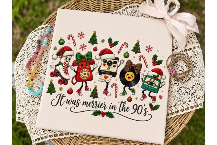 90s Christmas PNG Sublimation Shirt Desi example image 1