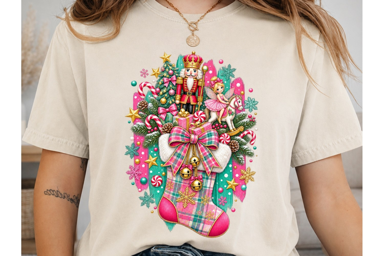 Christmas Nutcracker Wreath PNG Sublimat