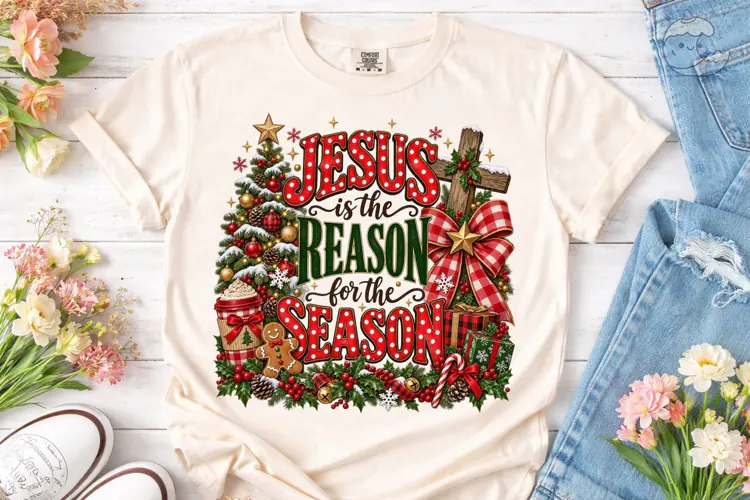 Jesus is the Reason PNG Sublimation Desi