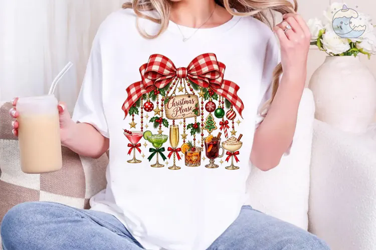Christmas Please PNG Sublimation Design