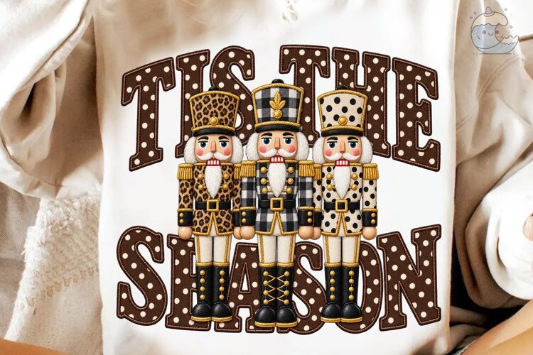 The Season Nutcracker PNG Sublimation De example image 1