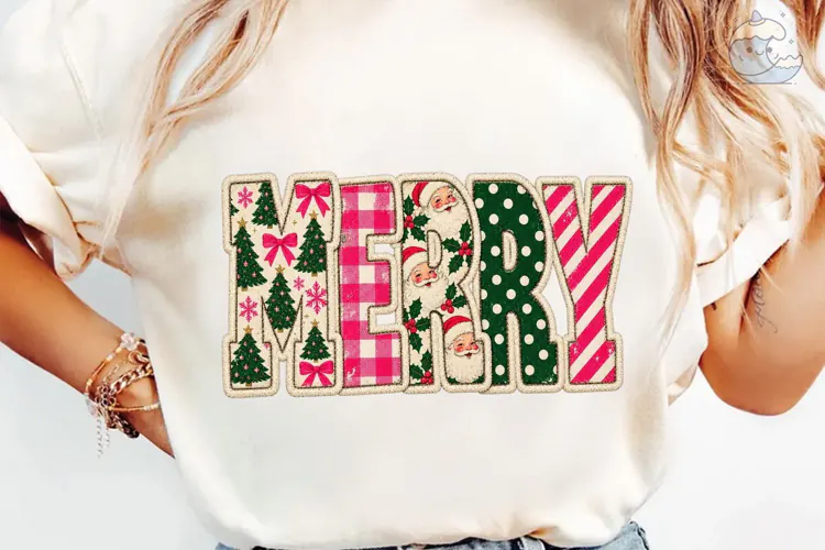 Merry Christmas PNG Sublimation Shirt De