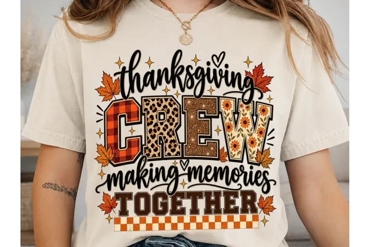 Thanksgiving Crew Making Memories PNG Sh