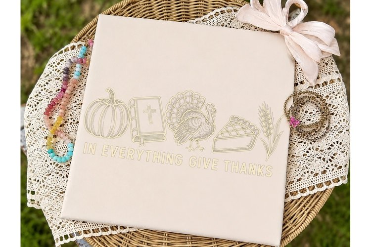 In Everything Give Thanks PNG Shirt Desi example image 1