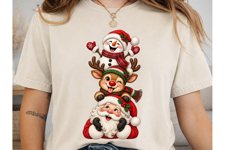 Christmas Stack PNG Sublimation Shirt De