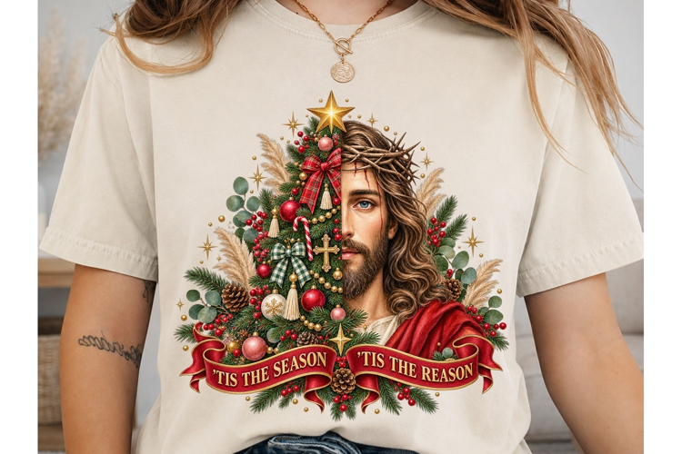 Jesus Christmas PNG Sublimation Shirt De