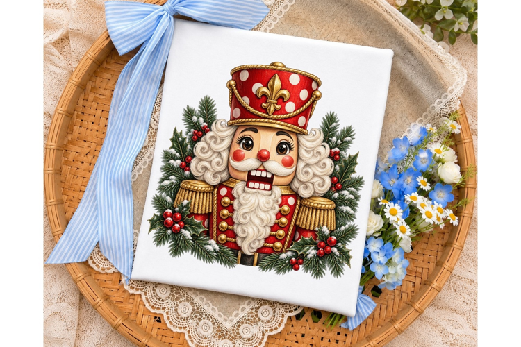 Nutcracker Christmas PNG Sublimation Des