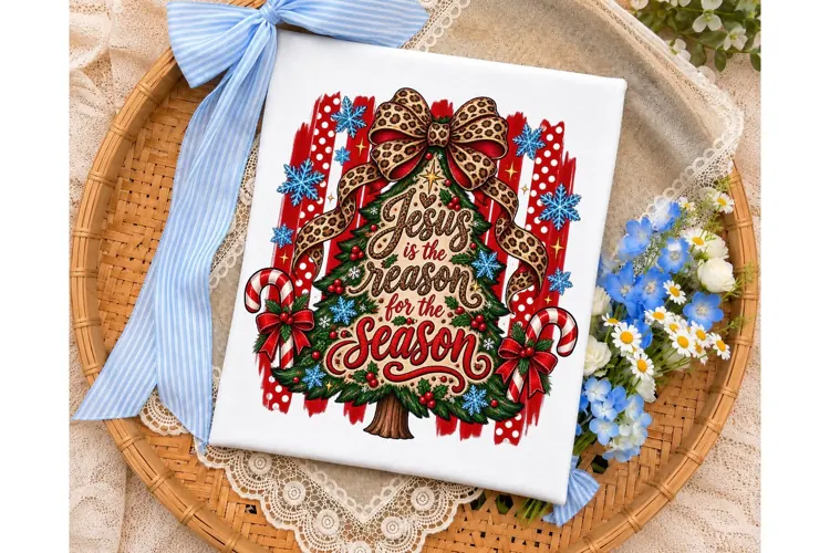 Jesus is the Reason Christmas PNG Design