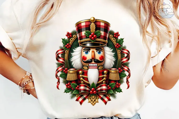 Nutcracker Christmas PNG Sublimation Des