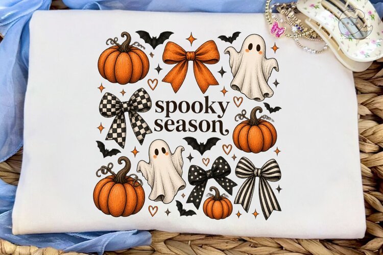 Spooky Season Halloween PNG Sublimation example image 1