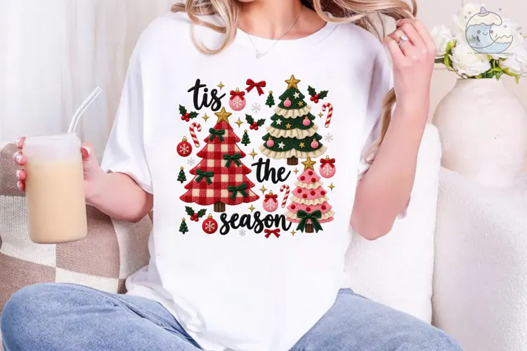 'Tis The Season Christmas PNG Sublimatio