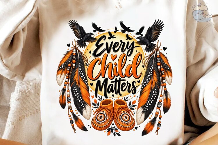 Every Child Matters PNG Sublimation Desi example image 1