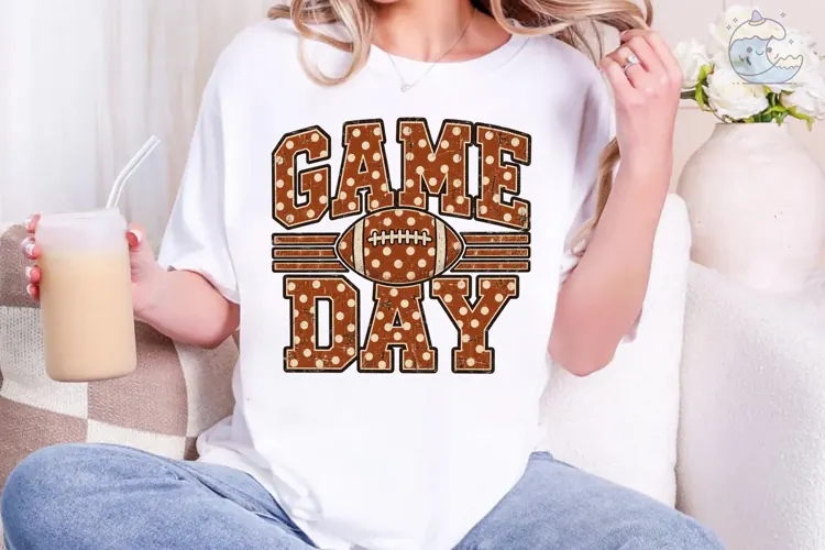 Game Day Football PNG Sublimation Shirt
