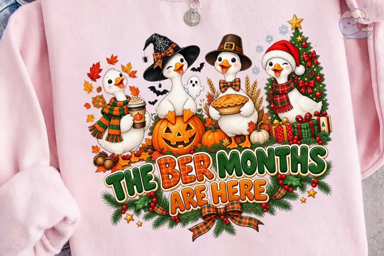The Ber Months Are Here PNG Shirt Design