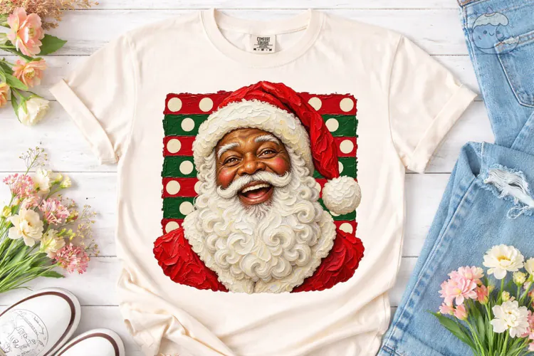 Santa Claus PNG Sublimation Design
