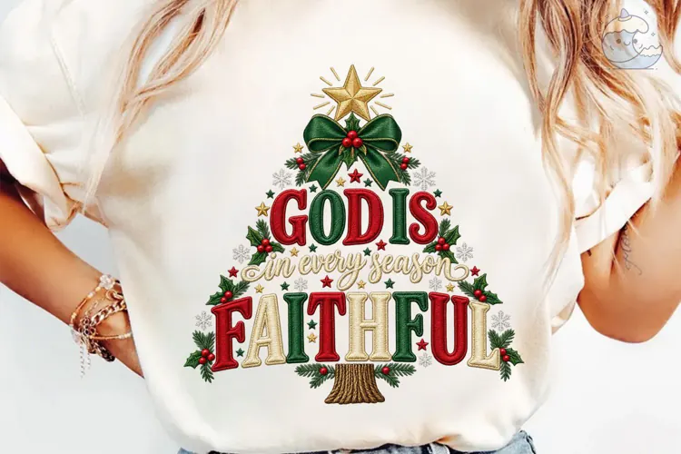 God Is in Every Season Faithful PNG Shir