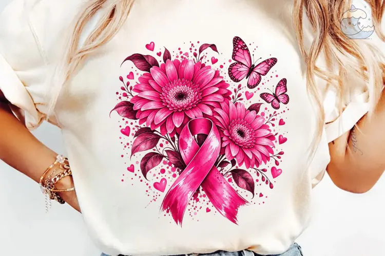Breast Cancer Awareness Pink Ribbon PNG
