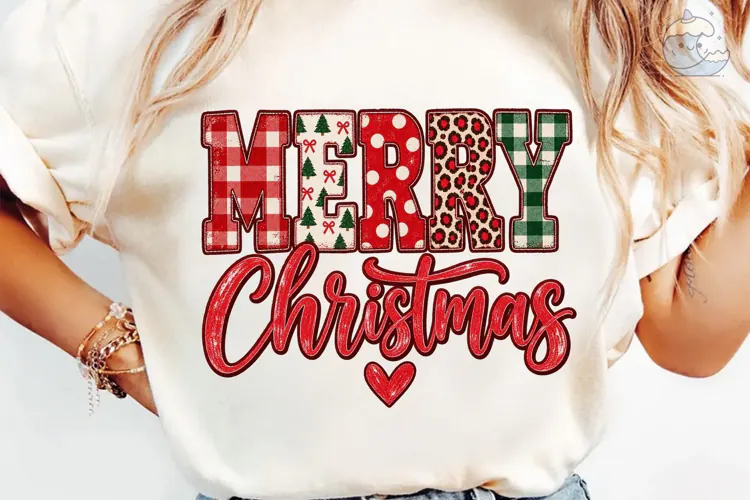 Merry Christmas PNG Sublimation Design