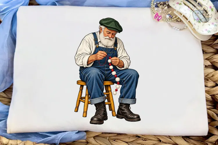 Grandpa Juggling PNG Shirt Design