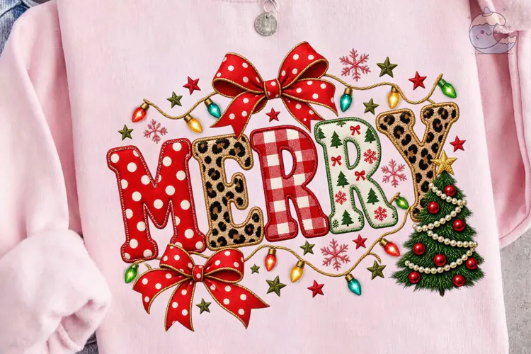 Merry Christmas PNG Sublimation Shirt De